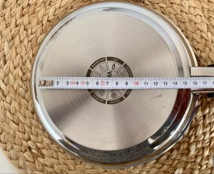 Woll Concept beschichtete Pfanne Bodendurchmesser