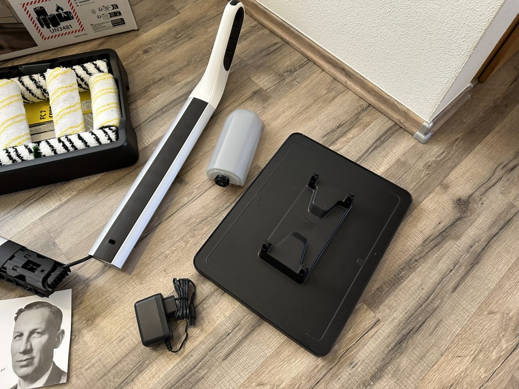 Zubehör des Kärcher FC7 Cordless Extra Hartbodenreinigers in der Nahansicht
