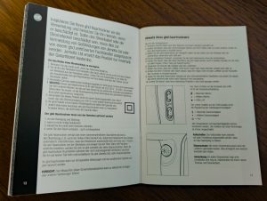 ghd Helios Haartrockner geöffnete Bedienungsanleitung