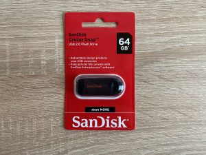 SanDisk Cruzer Snap USB-Stick Verpackung Vorderseite
