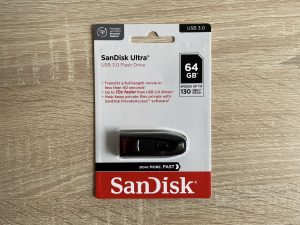 SanDisk Ultra USB-Stick Verpackung Vorderseite
