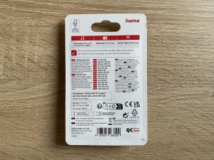 Hama Laeta Twin USB-Stick Verpackung Rückseite