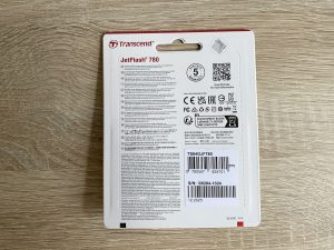 Transcend JetFlash 780 USB-Stick Verpackung Rückseite