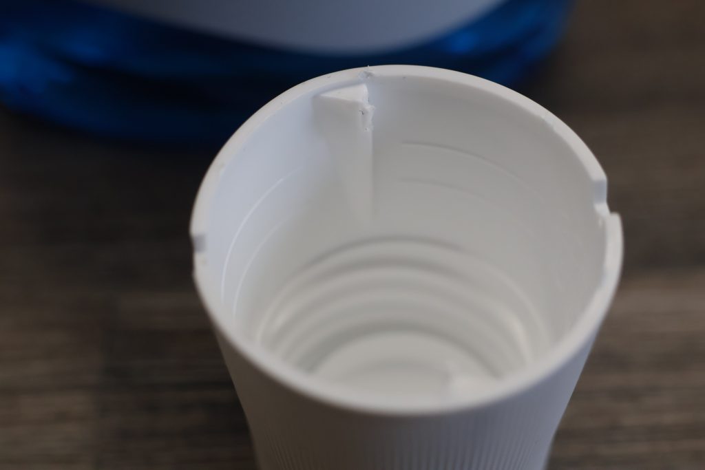 Elkos DentaMax Mundspülung Skala im Deckel