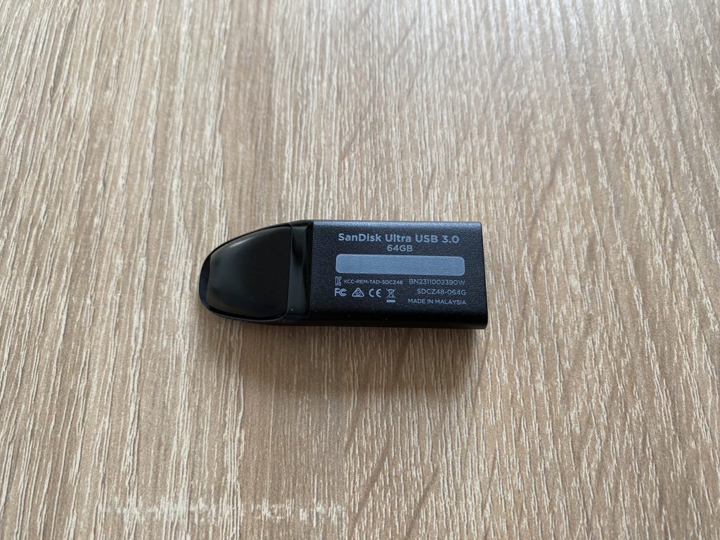 SanDisk Ultra USB-Stick Unterseite