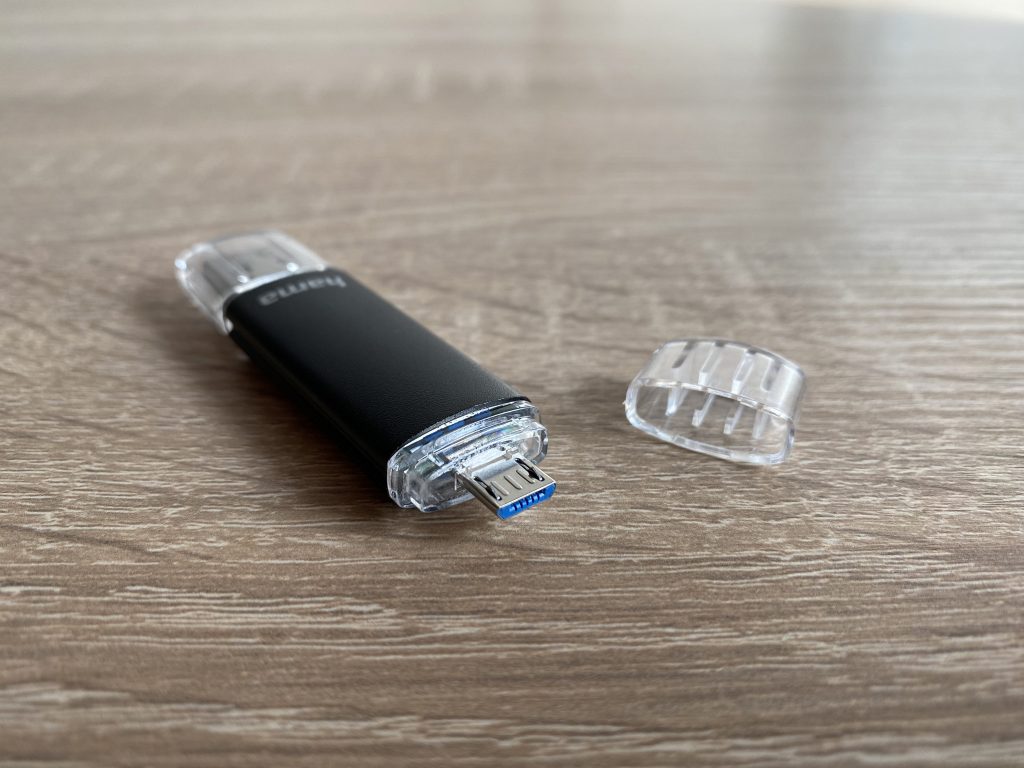 Hama Laeta Twin USB-Stick Micro-USB-Stecker mit Kappe
