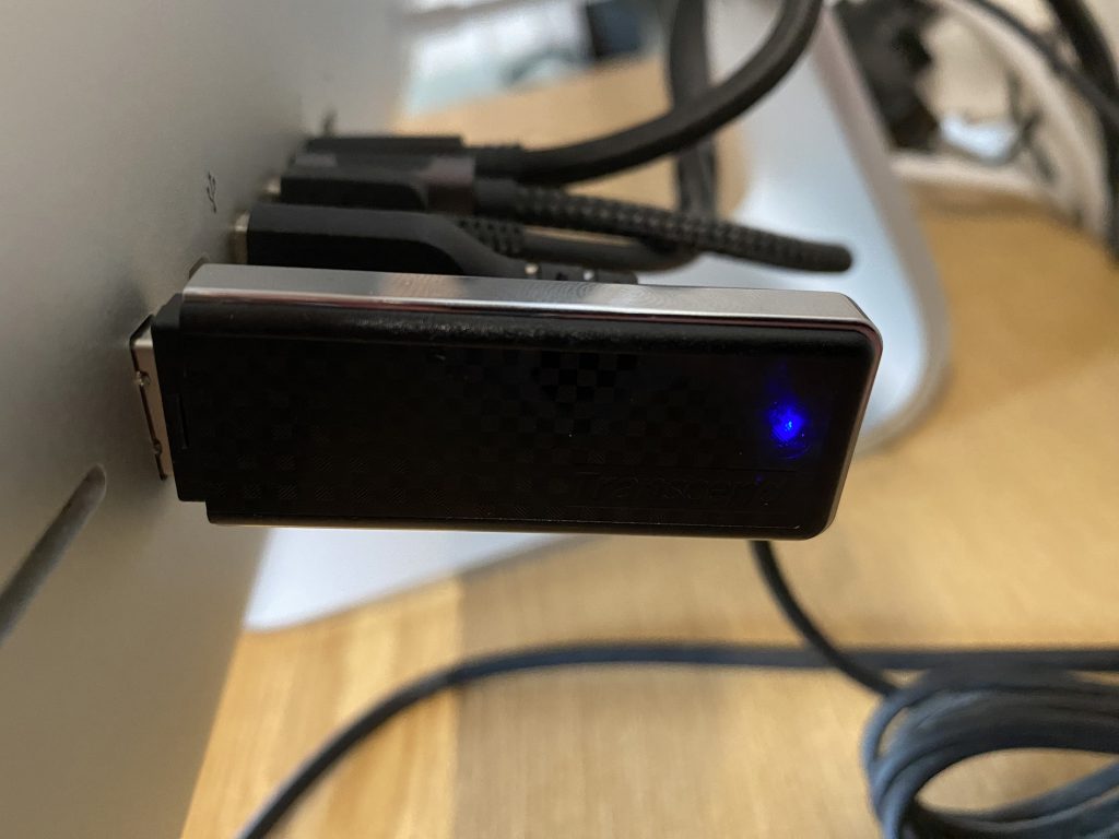 Transcend JetFlash 780 USB-Stick am Computer angeschlossen