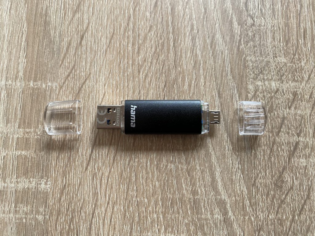 Hama Laeta Twin USB-Stick Oberseite ohne Kappen