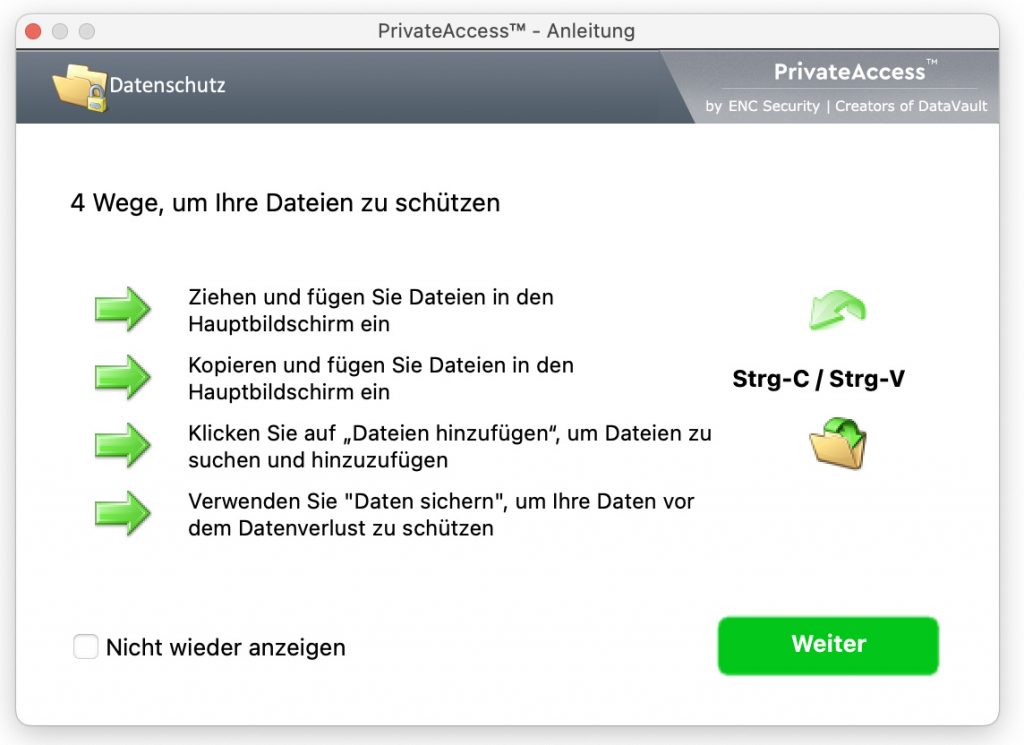 SanDisk Cruzer Snap USB-Stick PrivatAccess Funktionserklärung