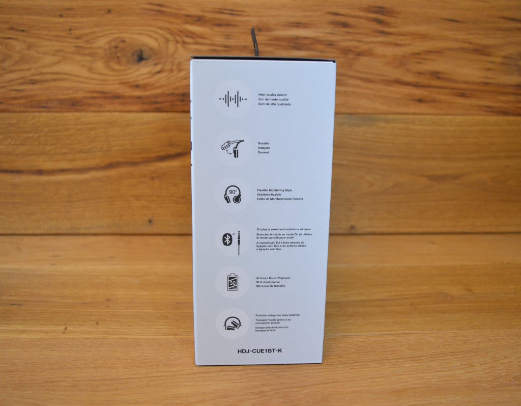 Pioneer DJ HDJ-CUE1 Over-Ear-Kopfhörer Verpackung Seite