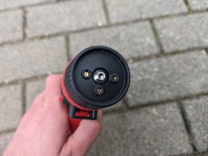 4-in-1-Düse des Bosch Fontus Akku-Hochdruckreinigers von vorne