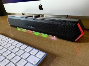 Bazivve V30 PC-Lautsprecher Detail Beleuchtung