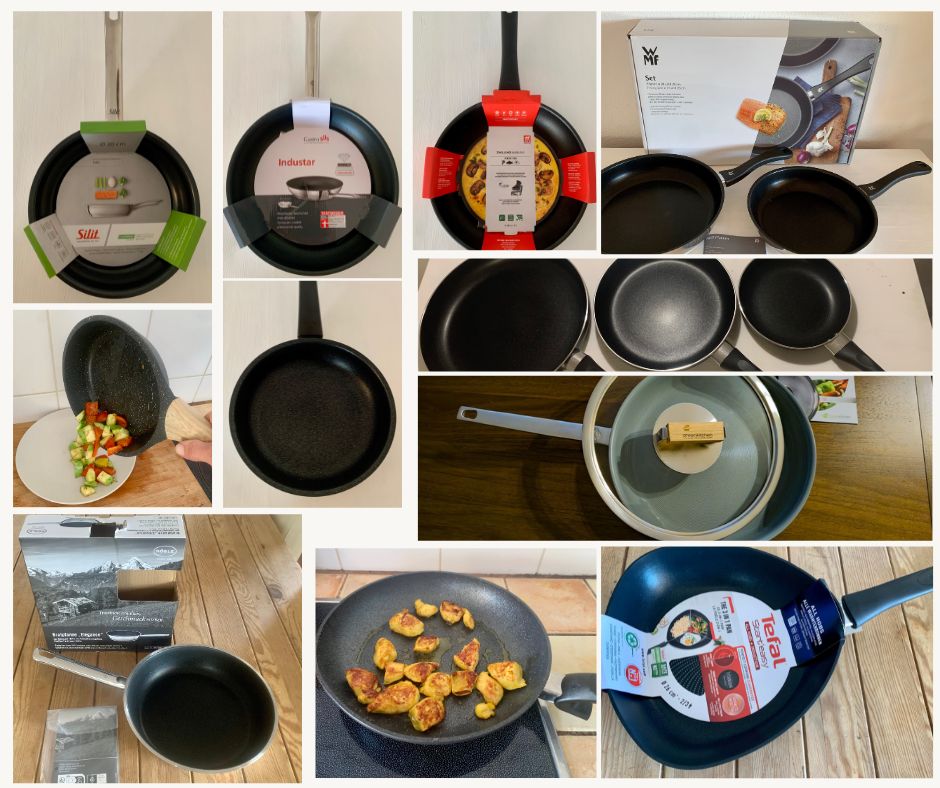 Beschichtete Pfannen Gruppenfoto