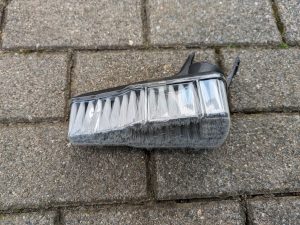 Bürste des Bosch Fontus Akku-Hochdruckreinigers von vorne