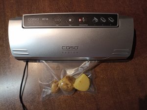 CASO VC10 Vakuumierer, Vakuumieren von gekochten Kartoffeln