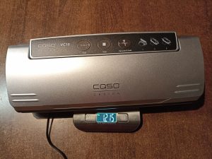 CASO VC10 Vakuumierer, Wiegen auf der Waage