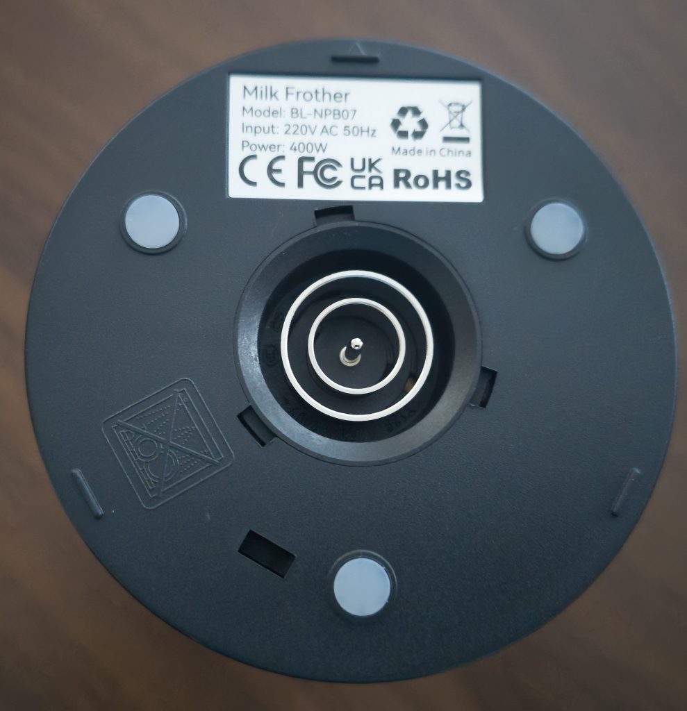 DREAMOON-Milchaufschäumer Basis mit CE-Zeichen