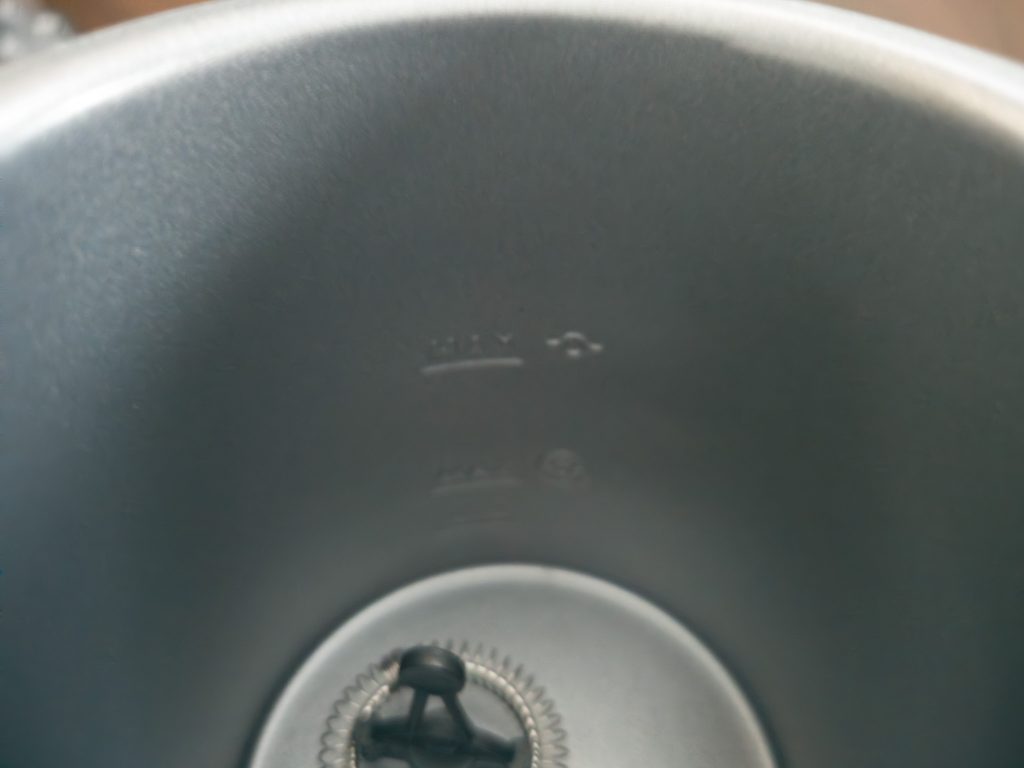 DREAMOON-Milchaufschäumer Messskala innen