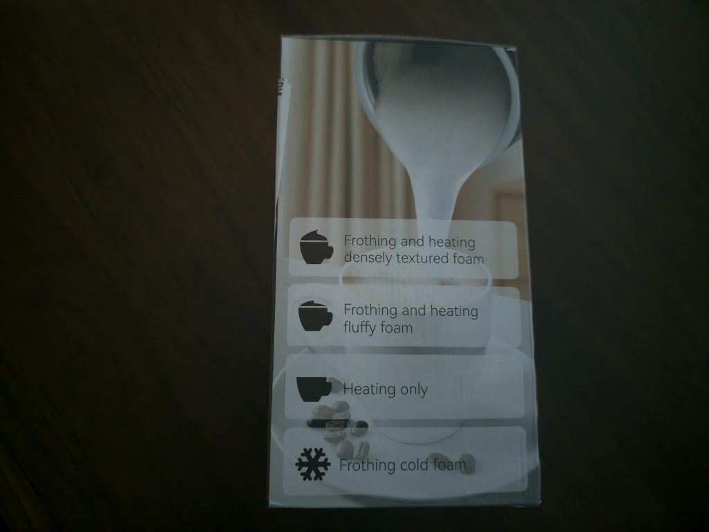 DREAMOON-Milchaufschäumer Verpackung Seite