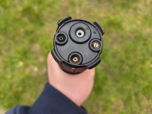 Dreckfräse des Einhell Hypresso Akku-Hochdruckreinigers von vorne