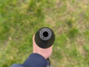 Dreckfräse des Kärcher KHB 6 Akku-Hochdruckreinigers von vorne