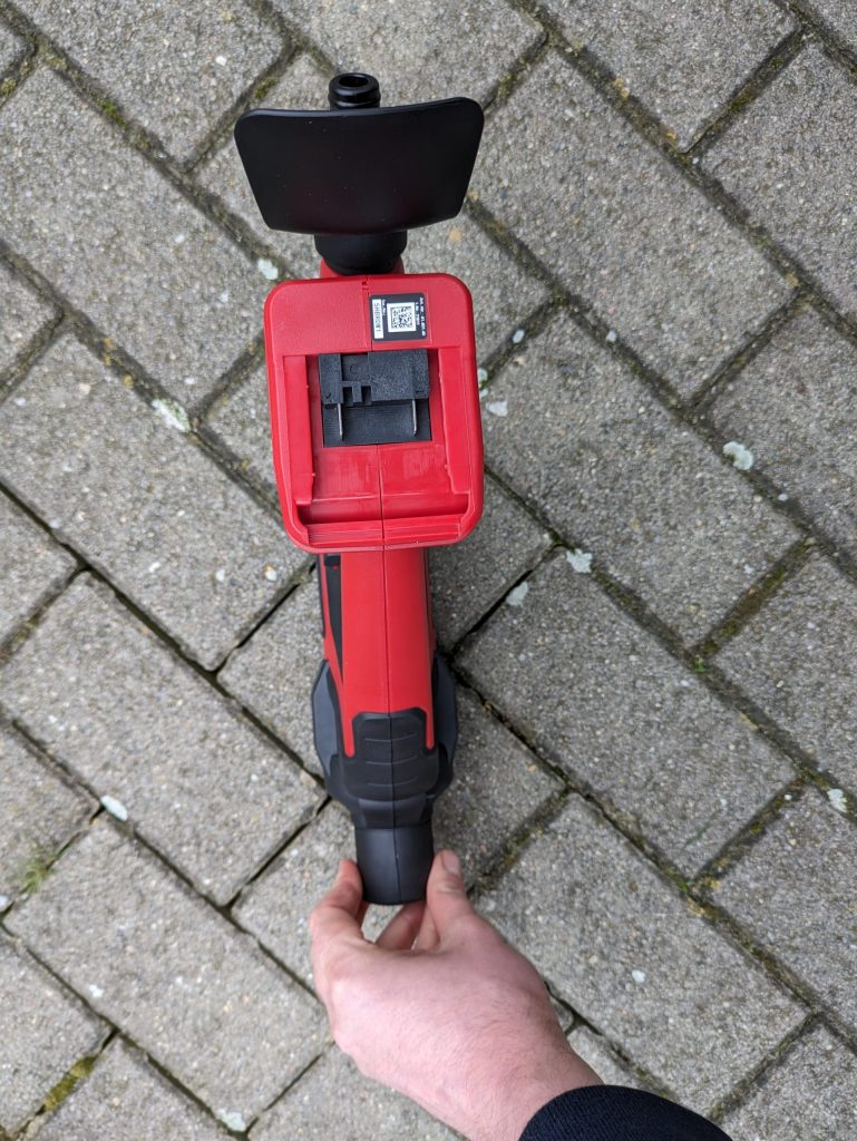 EInhell Hypresso Akku-Hochdruckreinigers von unten