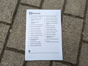 Garantie des EInhell Hypresso Akku-Hochdruckreinigers