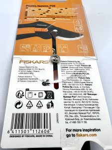 FISKARS SingleStep P26 Gartenschere in Originalverpackung