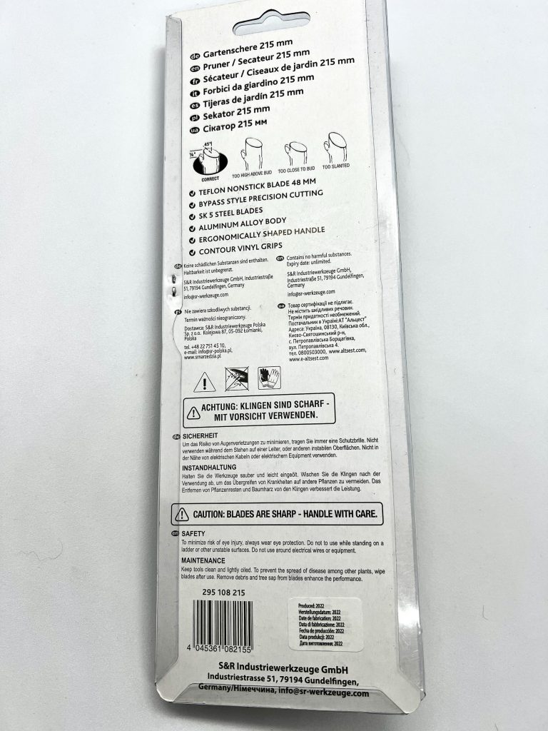 GRÜNTEK Falke Gartenschere in Originalverpackung