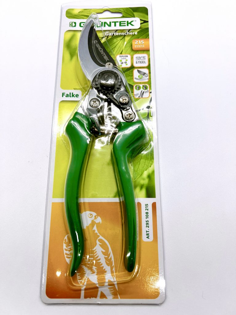 GRÜNTEK Falke Gartenschere in Originalverpackung