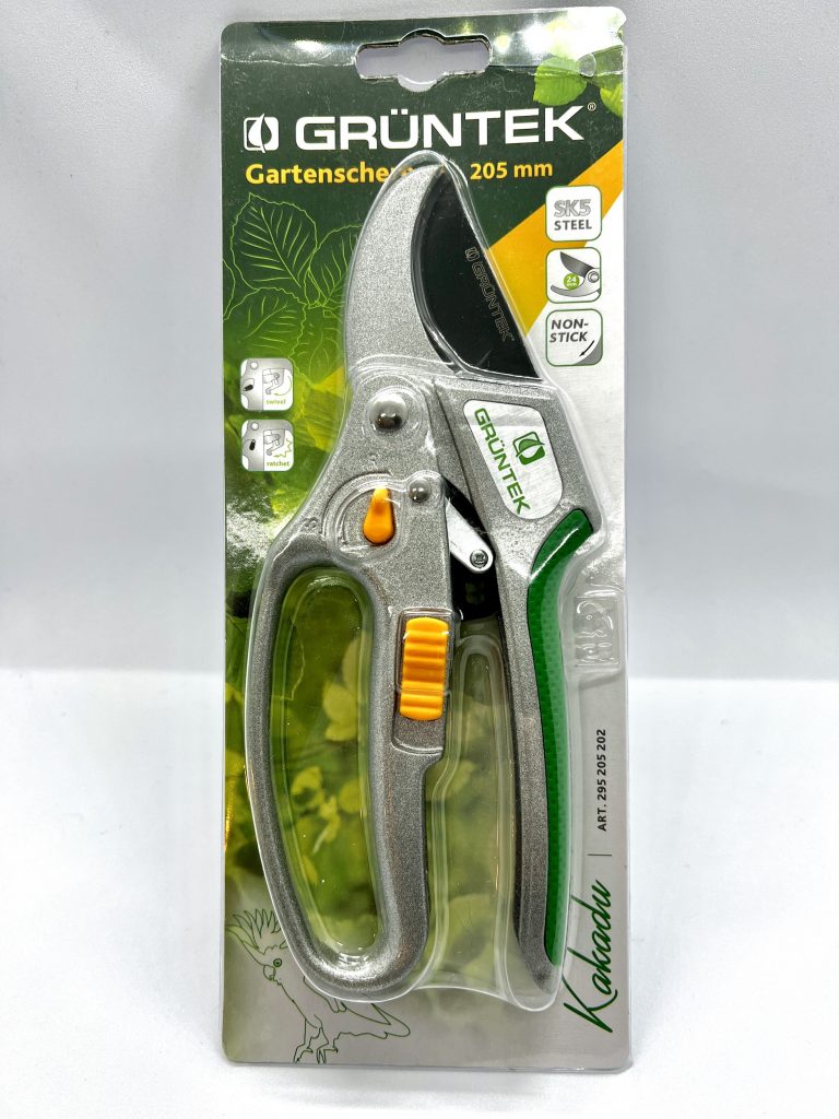 GRÜNTEK Kakadu Gartenschere in Originalverpackung