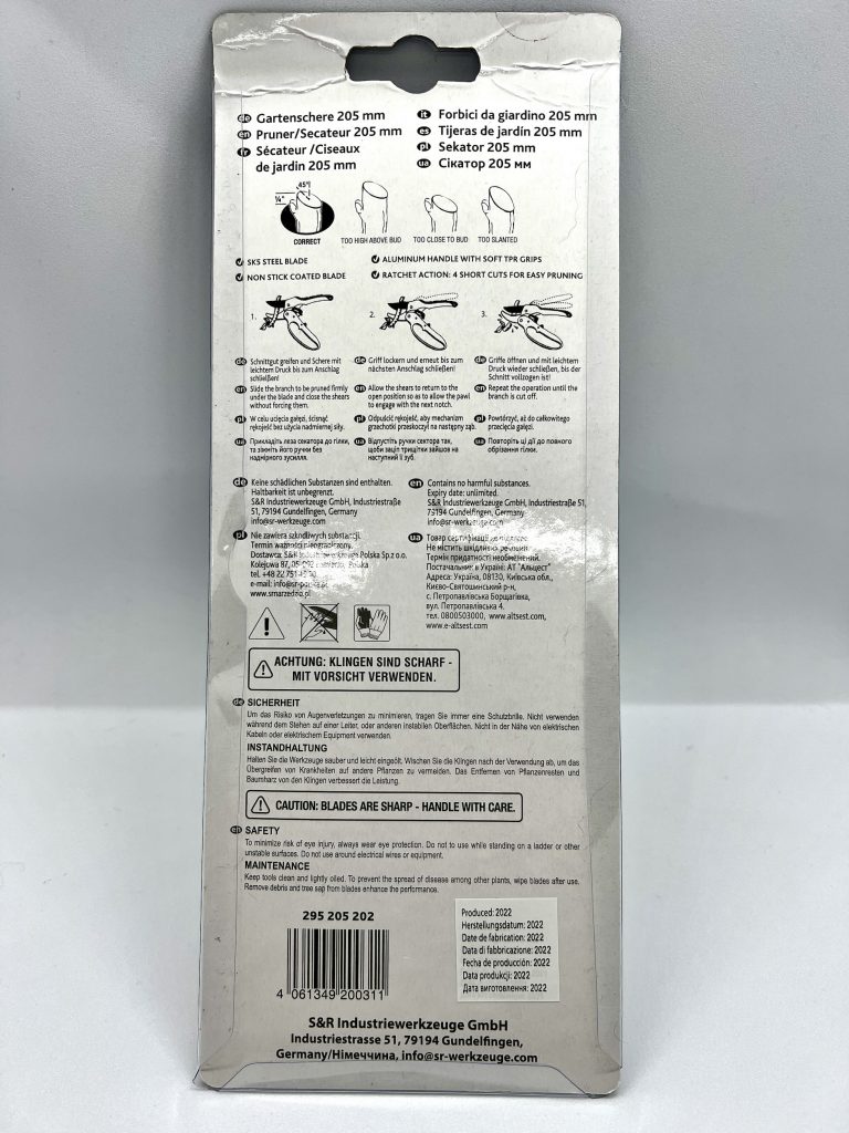 GRÜNTEK Kakadu Gartenschere in Originalverpackung