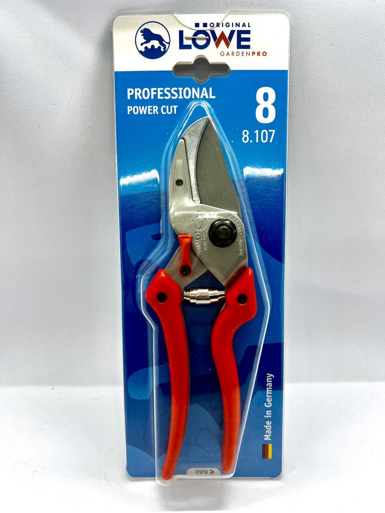 Original LÖWE 8.107 Profi Hybrid-Gartenschere in Originalverpackung