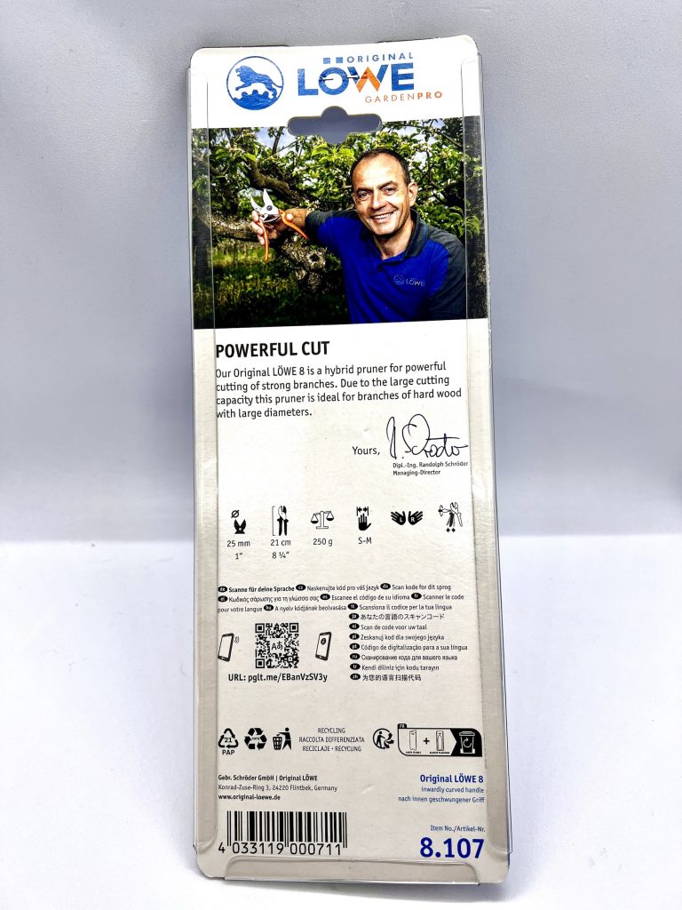 Original LÖWE 8.107 Profi Hybrid-Gartenschere