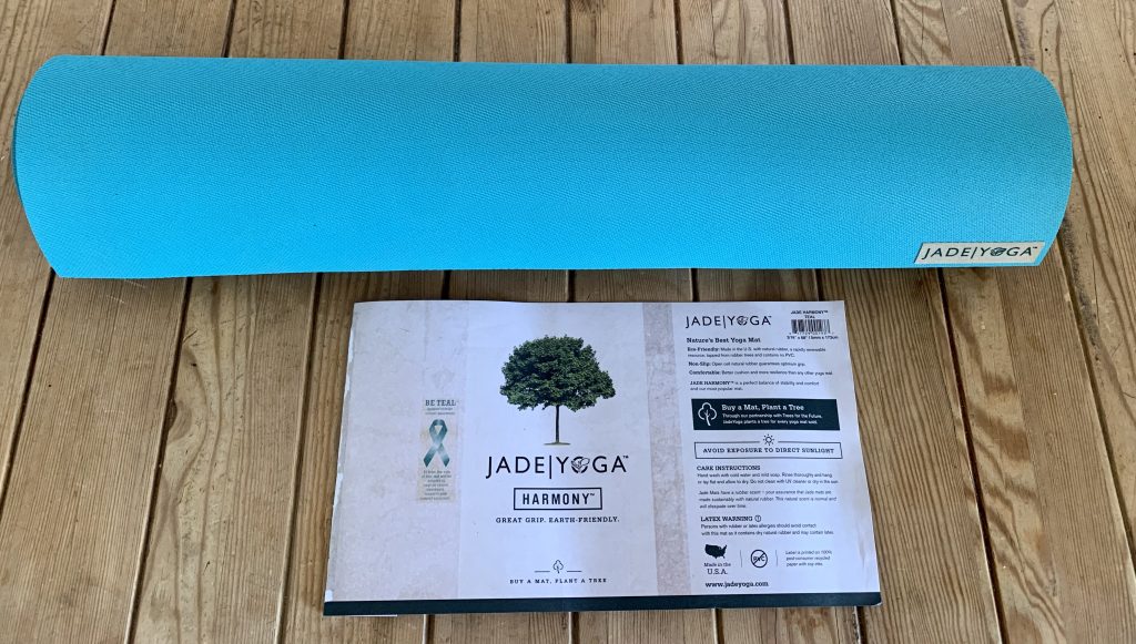JadeYoga Harmony Yogamatte ausgepackt
