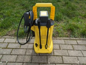 Kärcher K2 Akku-Hochdruckreiniger zusammengebaut von hinten