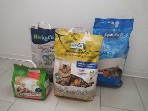 Katzenstreu von Cats Bets, Biokats, Cosycat und LyraPets