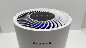 Klamer 300i Luftreiniger Ansicht von der Seite