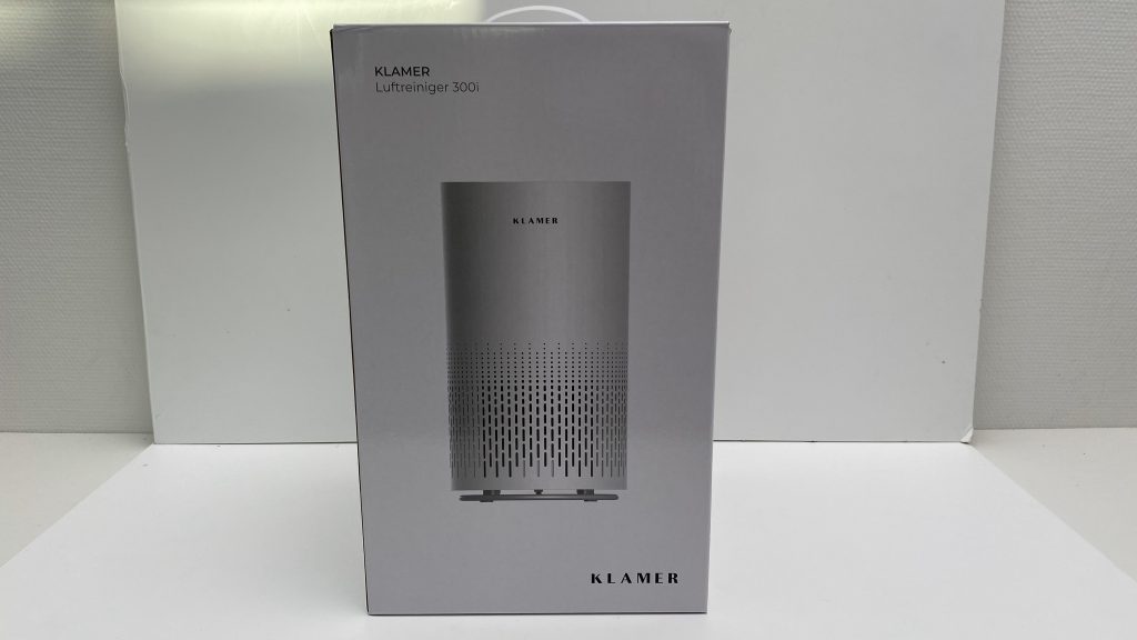 Klamer 300i Luftreiniger Verpackung