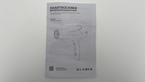 Klamer Haartrockner Bedienungsanleitung