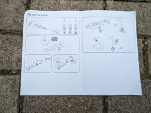 Kurzanleitung des Yard Force LW C02 AquaJet Akku-Hochdruckreinigers geöffnet