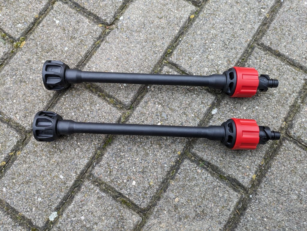 Lanzen des EInhell Hypresso Akku-Hochdruckreinigers