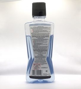 Listerine Nightly Reset Flasche Rückseite