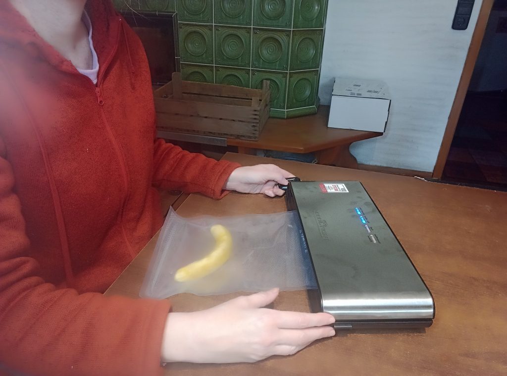 ProfiCook PC-VK 1080 Vakuumierer, Banane vakuumieren