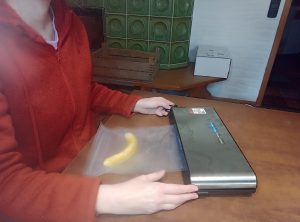 ProfiCook PC-VK 1080 Vakuumierer, Banane vakuumieren