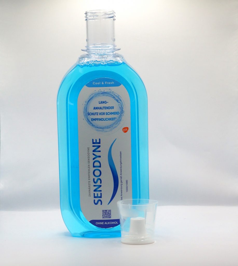 Sensodyne Cool & Fresh Flasche geöffnet