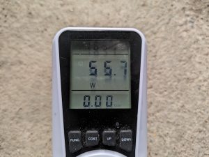 Stromverbrauch des Kärcher KHB 6 Akku-Hochdruckreiniger beim Laden