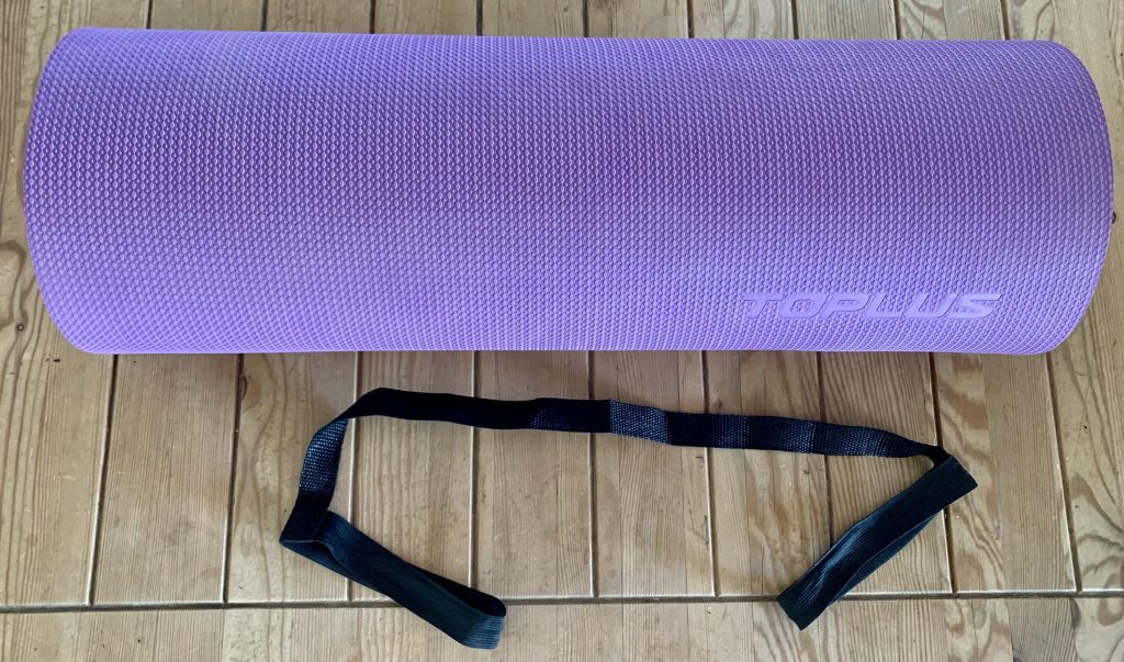 TOPLUS ‎OK1H3N29EH2N_SML Yogamatte ausgepackt mit Trageband