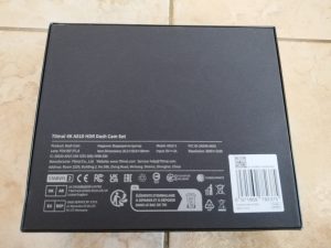 Verpackung-der-70mai-A810-Dashcam-von-hinten