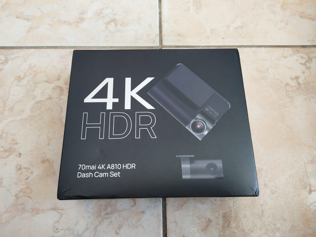 Verpackung-des-70mai-A810-Dashcam-von-oben